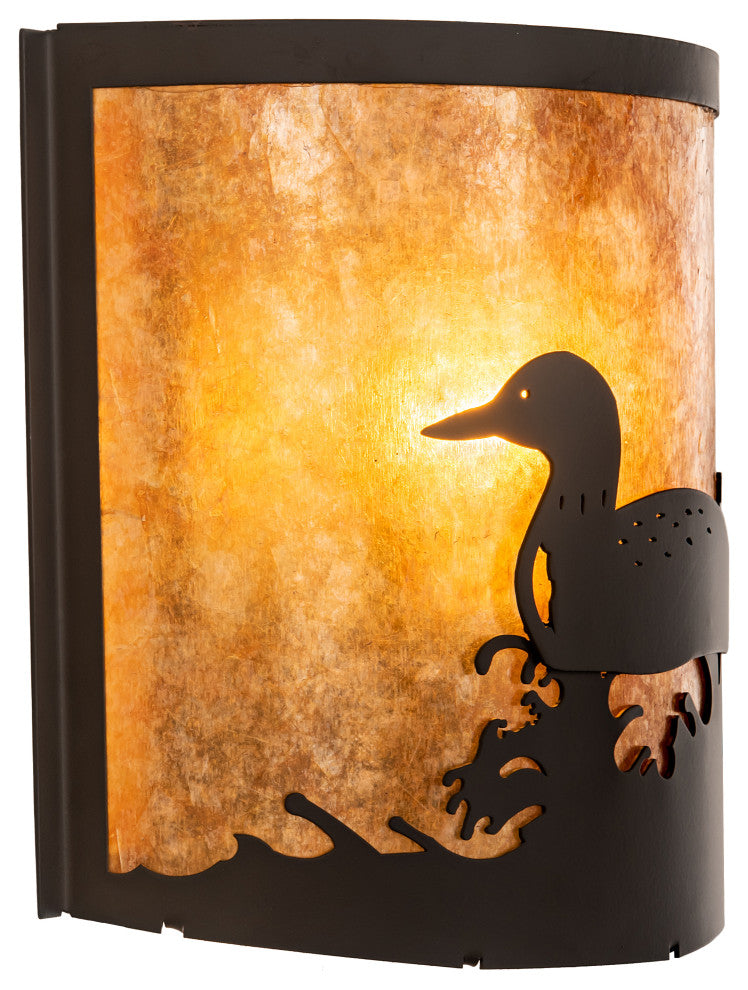 11 Wide Loon Wall Sconce