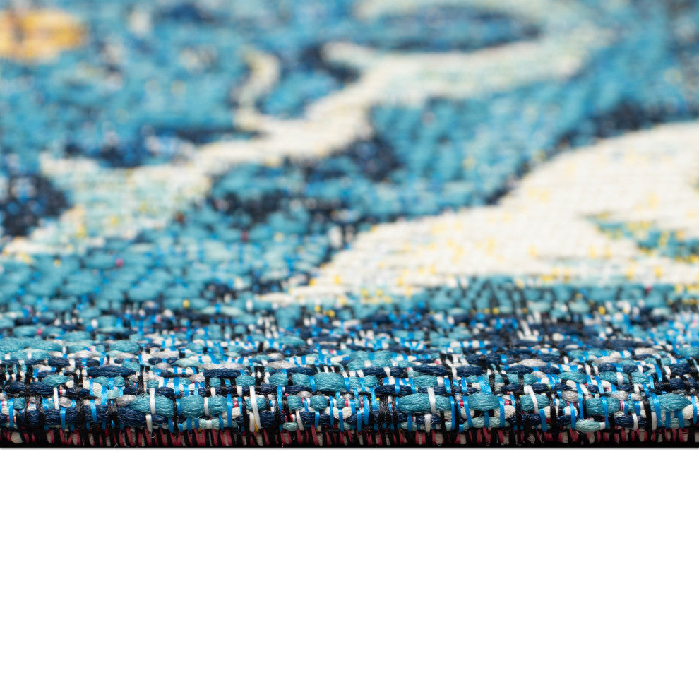 Esencia Madrid Indoor/Outdoor Mat Ocean 2'5"x3'11"