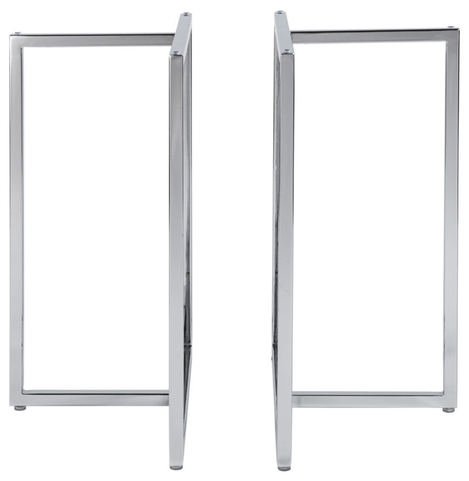 Legend Dining Table Bases Only, Brushed Stainless Steel