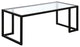 Maklaine Contemporary 45'' Coffee Table in Blackened Bronze