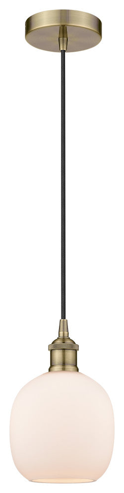 Innovations 616-1P-AB-G101 1-Light Mini Pendant, Antique Brass