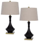 Hilo Metal Table Lamp Set