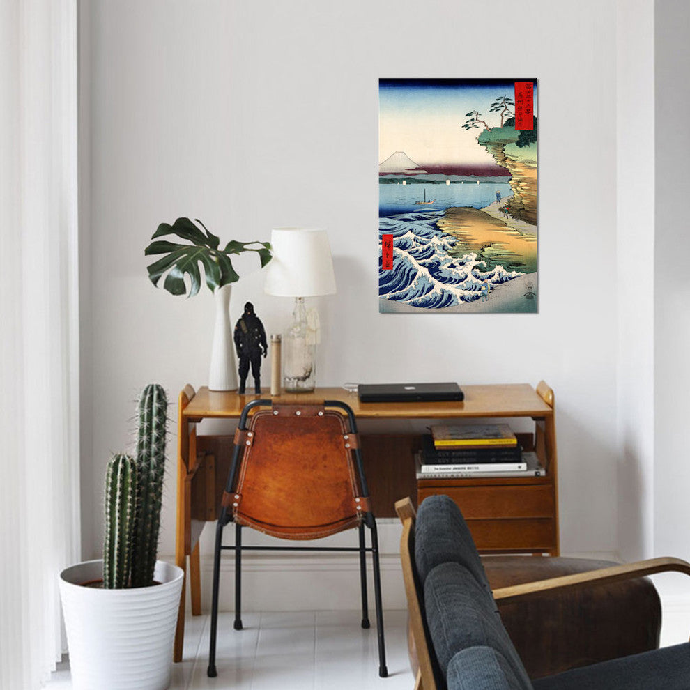 "Boshu Kubota No Kaigan" Wrapped Canvas Print, 40x26x1.5