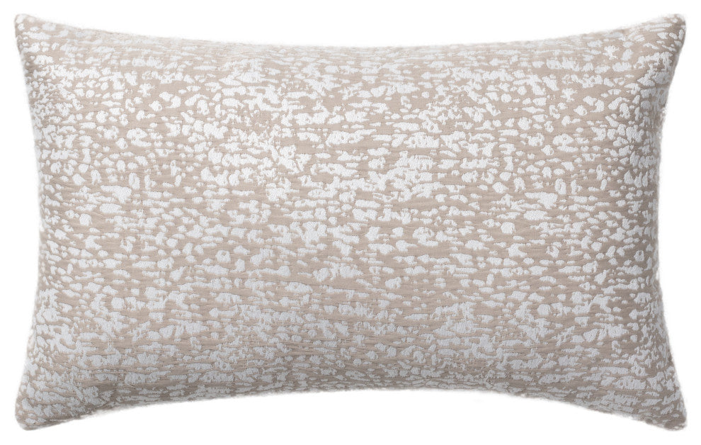 Linum Home Textiles Structure Decorative Pillow Cover, Taupe, Lumbar