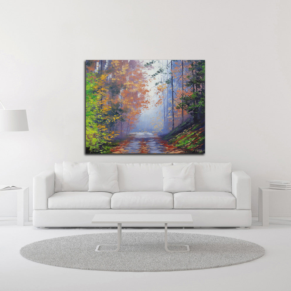 Autumn Forest by Graham Gercken, Print on Canvas, 14"x11"