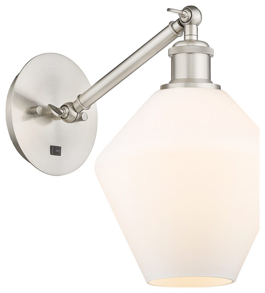 Innovations 317-1W-SN-G651-8 1-Light Sconce, Brushed Satin Nickel