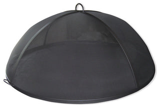 Master Flame 43" Diameter Fire Pit Screen, Lift Off Dome, Carbon Steel