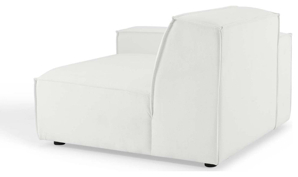 Modular Sectional Sofa Set, White, Fabric, Modern, Lounge Hotel Hospitality