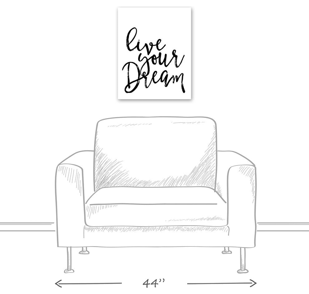 Live Your Dream 16x20 Canvas Wall Art