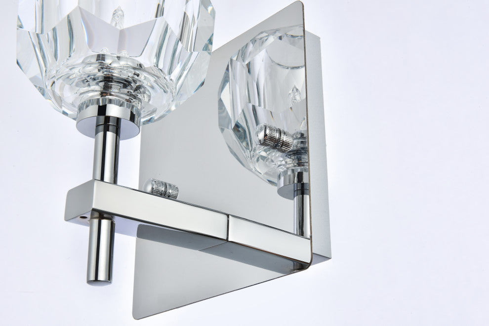1 Light Wall Sconce, Chrome