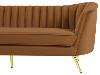 Margo Velvet Upholstered Set, Saddle, Sofa