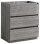 Fresca Lazzaro 30" Gloss Ash Gray Cabinet