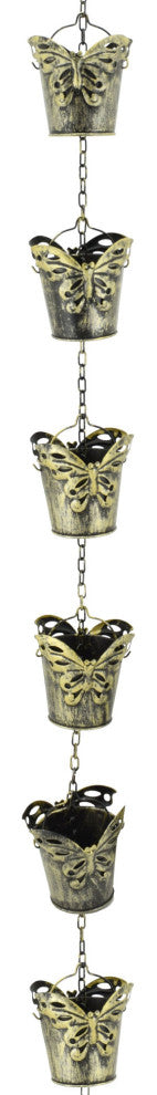 Rain Chain - Butterfly Pails