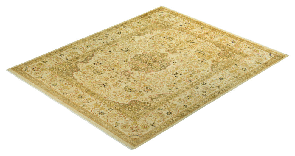Mogul, One-of-a-Kind Hand-Knotted Area Rug Ivory, 8'1"x9'10"