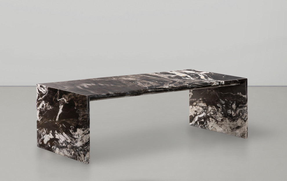 Canova Marble Coffee Table, Black, Coffee Table