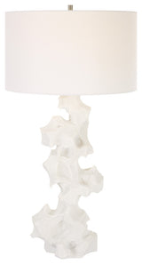 Uttermost Remnant White Marble Table Lamp