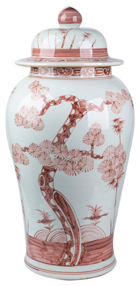 Moka Pine Tree Temple Jar Large