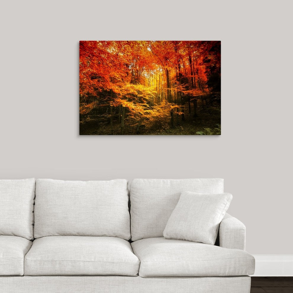 "Color Combination" Wrapped Canvas Art Print, 36"x24"x1.5"