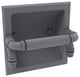 Pipeline Recessed Toilet Paper Holder, Matte Gray
