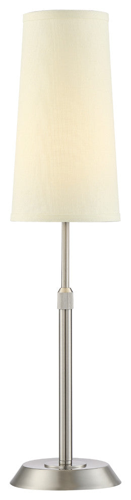 Attendorn Table Lamp, Satin Nickel