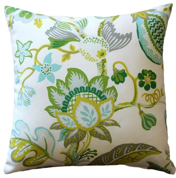Pillow Decor - St. Thomas Lime Outdoor Throw Pillow 20x20