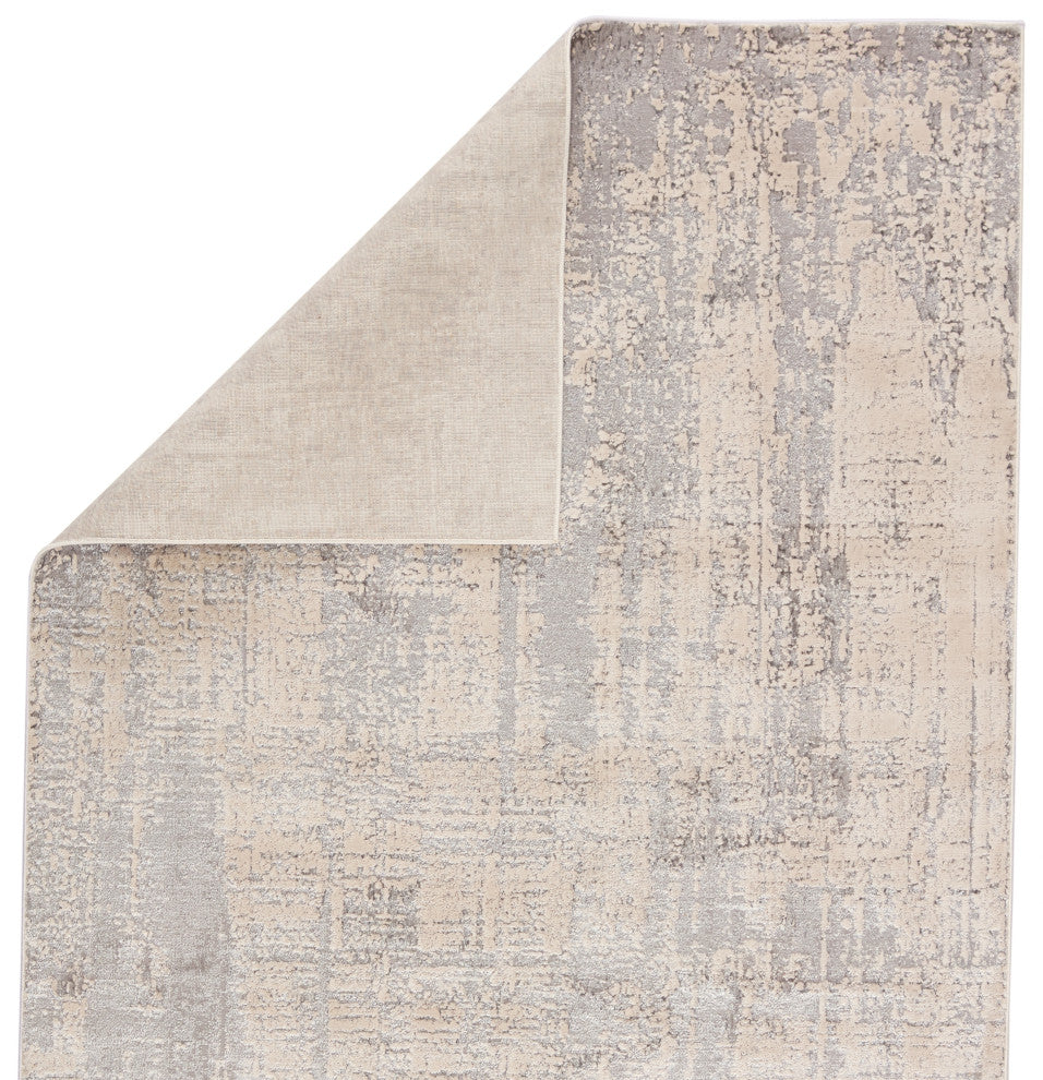 Jaipur Living Calibra Abstract Gray/ Silver Area Rug, 11'8"x15'