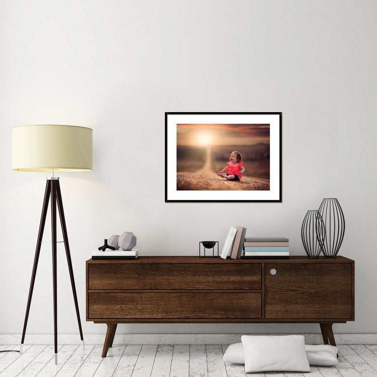 "Feelin Good" Framed Digital Print by Jake Olson, 38"x29"