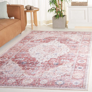 Safavieh Arizona Machine-Washable Collection ARZ517 Rug, Light Red/Beige, 5'x8'