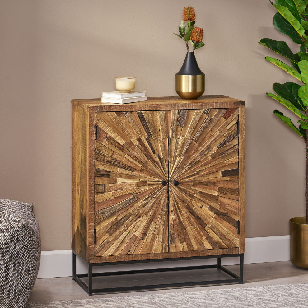 Simone Recycled Wood Cabinet
