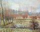 Camille Pissarro Hoarfrost Morning Wrapped Canvas, 20"x25"