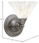 1-Light Wall Sconce, Brushed Nickel/Italian Ice