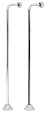 Kingston Brass Single Offset Bath Supply, Polished Chrome