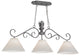 48 Long Bristol 3 Light Island Pendant