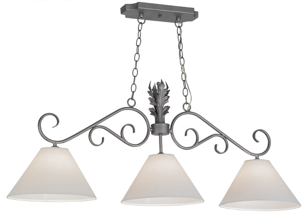 48 Long Bristol 3 Light Island Pendant