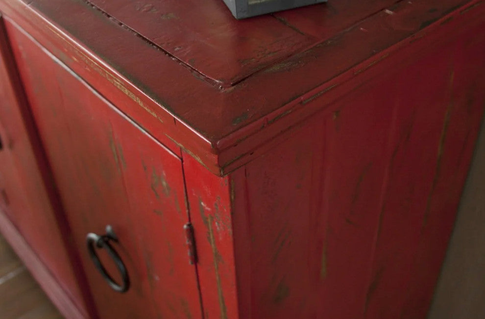 Macao 4 Door Sideboard Red 73"