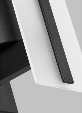 Dex One Light Wall / Bath Sconce, Midnight Black