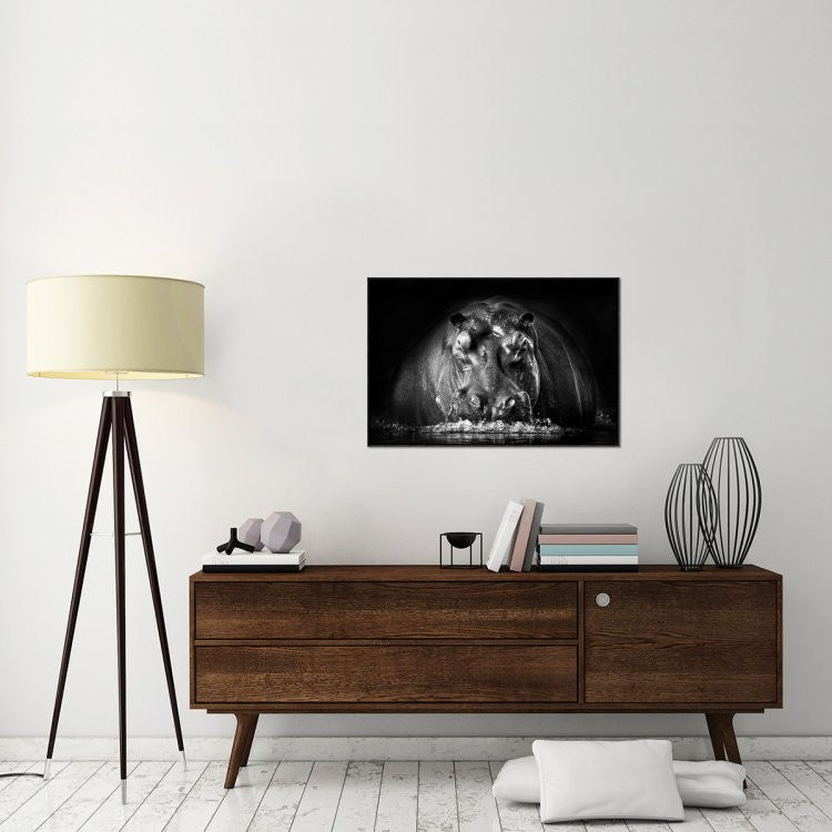 "Power" Framed Canvas Giclee by Gorazd Golob, 37x25"