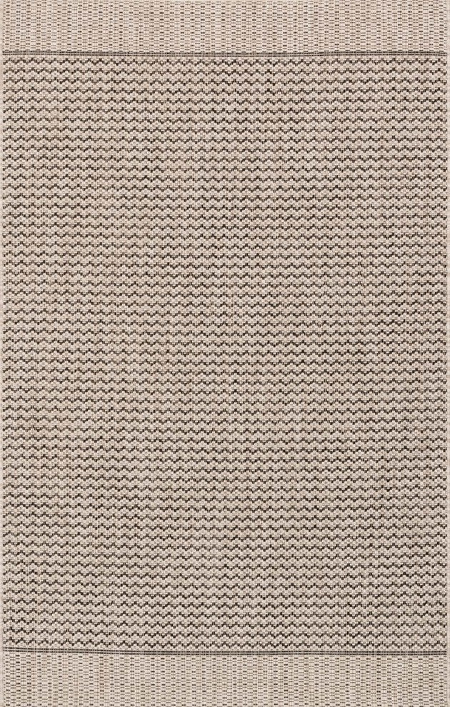 Indoor/Outdoor Isle Area Rug by Loloi, Gray/Black, 2'2"x3'9"