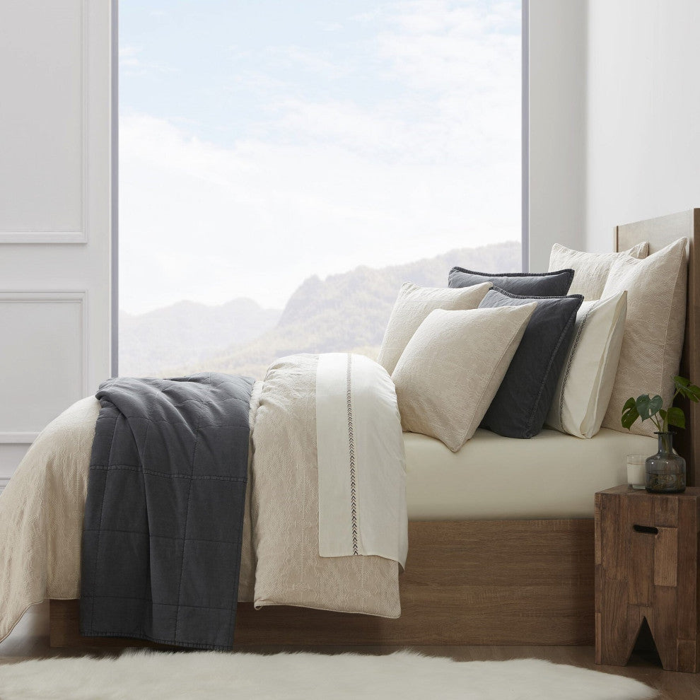 Tempe Matelasse Duvet Cover Set, 3 Piece, Twin