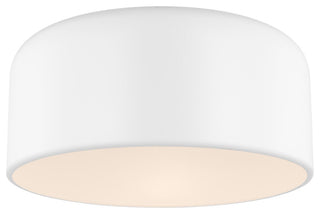 Malone Medium Ceiling Flush Mount, Matte White
