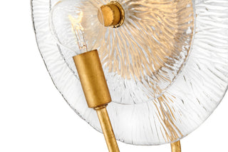 Fredrick Ramond Rene Medium Single Light Sconce, Distressed Brass