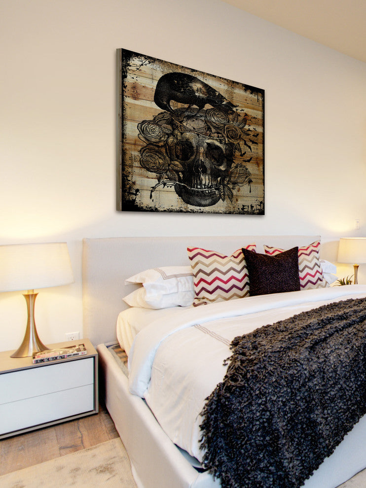 Marmont Hill, "To Die For" by Vicki Butler Painting Print, Natural Pine Wood