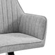 Thompson Fabric Swivel Office Arm Chair, Strata Gray