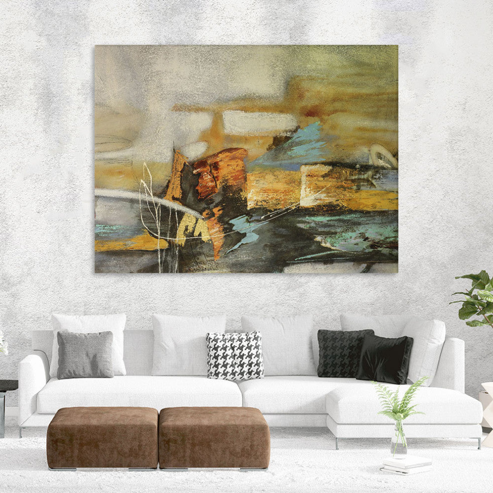 "Composicion II" Fine Art Giant Canvas Print, 54"x72"