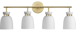 Lexie Collection Contemporary Vanity Light, Brushed Gold