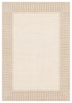 Alfresco Bordered Camel, Cream Area Rug, 8'9"x12'9"
