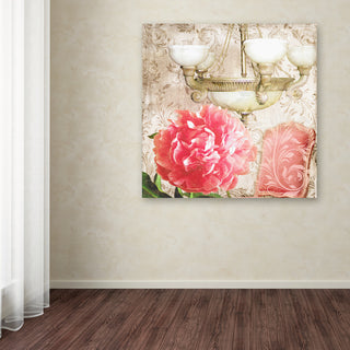 Tina Lavoie 'Bella Camelia' Canvas Art, 18" x 18"