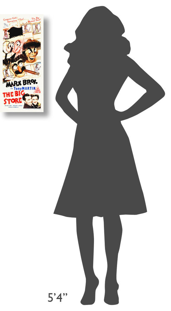 "Marx Brothers - The Big Store 06" Canvas by Hollywood Photo Archive, 10x22"