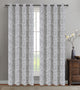 Jacquard Vine Drapery Curtain Panels, Taupe, 50"x63", Set of 2