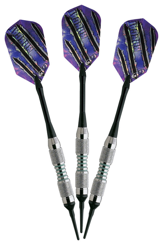 Viper Bobcat Adjustable Soft Tip Darts Green Rings 16-18 Grams